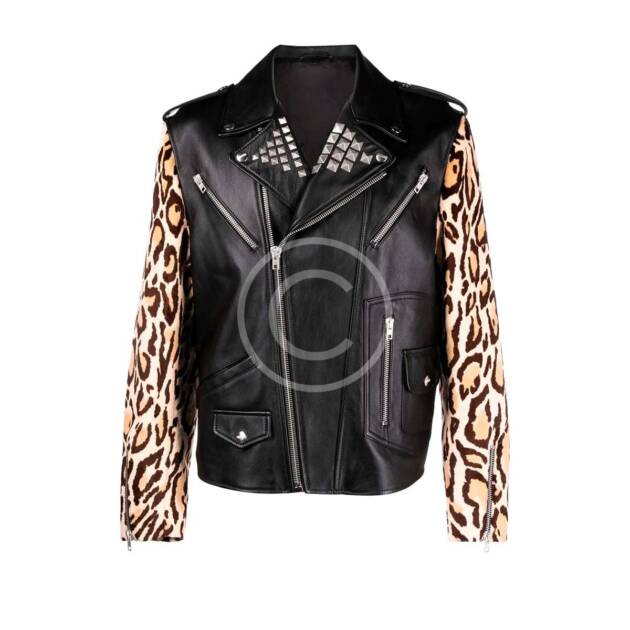 Faux leather jacket